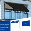 FCH tenda da sole per balcone 300x150x(200-300) cm tenda da Anteprima dell’immagine prodotto 5