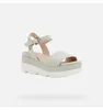 Geox Beige Damensandalen Gardenia 39,5 Produktbild-Vorschau 3