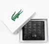 LACOSTE Cuir porte-monnaie Monogramm Billfold Coin Noir Voir les images du produit 7