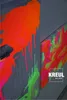 Abstract painting with neon colors and brand logo. Anteprima dell’immagine prodotto