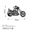 Wallity, Motorcycle- SKL2546, Schwarz, Sonstige Produktbild-Vorschau 5