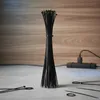 Kabelbinder Schwarz 350x3,6mm 100 Stück Nylon UV-beständig Produktbild-Vorschau 1