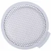 A close-up, top-down view of a round vacuum cleaner filter with a mesh pattern. Voir les images du produit