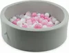 Spielbälle ø7cm 200Stk weiß, transparent, hellrosa, Produktbild-Vorschau 3
