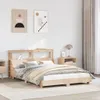 vidaXL Massivholzbett ohne Matratze 140x190 cm Kiefernholz Produktbild-Vorschau 2