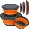 Ciotole pieghevoli in silicone - 3 pz. Ruhhy 20781 Anteprima dell’immagine prodotto 1