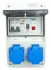 Stromverteiler 230V - Schuko Steckdosen, Signalleuchte LED Produktbild-Vorschau 3
