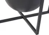 A close-up view of the base of a black planter stand. Náhled obrázku produktu