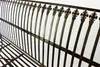 DanDiBo panca da giardino in metallo marrone resistente Anteprima dell’immagine prodotto 4