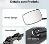 Wiltec Wohnwagenspiegel 2 Stück universal Außenspiegel 2er Produktbild-Vorschau 6