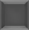 A dark gray, empty fire pit viewed from a slightly elevated angle, showing the interior and the rim. Produktbild-Vorschau