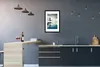 MuchoWow® Gerahmtes Poster Eine Frau übt Yoga in der Nähe Produktbild-Vorschau 2