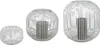 3er Set Windlichter Wili Stäbe in Kugelform 10 + 18 + 26cm Produktbild-Vorschau 1