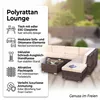 Mucola Lounge Set Polyrattan Gartenmöbel Rattanmöbel Produktbild-Vorschau 11