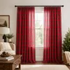 2er Set Vorhänge Weihnachten Tartan Gardinen mit Produktbild-Vorschau 8