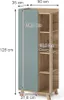 Szafka Midi Vicco Karen Sonoma/niebieski 50 x 128 cm z Podgląd zdjęcia produktu 3