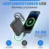 Powerbank mit Kabel Schnelles Aufladen Tragbares Ladegerät Produktbild-Vorschau 3