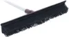 A broom with black rubber bristles and a white handle, isolated on a white background. Náhled obrázku produktu