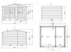 WOODTEX Naturbelassen Gartenhaus Blockbohlenhaus Aster 1 B, Produktbild-Vorschau 11