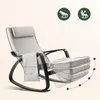 SoBuy  hojdacie kreslo s taškou (nastaviteľná opierka nôh), Náhľad obrázku produktu 6