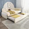 A bedroom scene with a pull-out bed, bedding, and wall decor. Náhled obrázku produktu