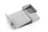 A light gray sofa bed is shown from a top-down perspective against a white background. Produktbild-Vorschau