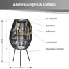 Northpoint Solar Hängeleuchte LED Gartenleuchte Solar Produktbild-Vorschau 2