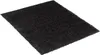 A black shaggy rug is shown from a diagonal angle on a white background. Produktbild-Vorschau