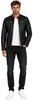 Reichstadt Herren Slim Fit Echtlederjacke Silver Zipper Produktbild-Vorschau 6