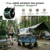 Sekey XXL Plus Bollerwagen Faltbar mit Extra Breite Räder, Produktbild-Vorschau 2