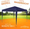 Kronenburg Faltpavillon 2x2m - Wasserfest, UV-Schutz 50+, 0 Produktbild-Vorschau 4