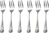 GRÄWE Kuchengabeln 6 Stück, Edelstahl, Serie Rosendekor Produktbild-Vorschau 1