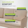 Juskys Polyrattan Gartenmöbel Sitzgruppe Turin Set 6 teilig Produktbild-Vorschau 5