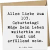 Mr. & Mrs. Panda Glückwunschkarte Spruch 103. Geburtstag - Produktbild-Vorschau 1