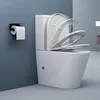 doporro WC à Poser Céramique Blanc Toilette avec Réservoir Voir les images du produit 3