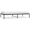 The Living Store Bettgestell Metall Schwarz 100x190 cm Produktbild-Vorschau 2