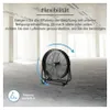 Podlahový ventilátor Ø 60 cm 230 W kovový černý Náhled obrázku produktu 4