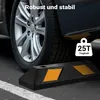 Wiltec 2x butée de roue 55 x 15 x 10 cm – en Caoutchouc – Voir les images du produit 5