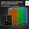 HOMCOM Odpadkový kôš 3 x 15 l, pedálový kôš s vekom, Náhľad obrázku produktu 5