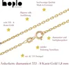 Ankerkette diamantiert Länge 55 cm - Breite 1,8 mm - 333-8 Produktbild-Vorschau 4