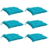 vidaXL Stuhlkissen 6 Stk. Türkis 50x50x7 cm Oxford-Gewebe Produktbild-Vorschau 3