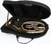 Karl Glaser Bb Tenor Horn 3 Ventile Goldmessing Mundrohr Produktbild-Vorschau 5