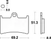 TRW Pastiglia freno Trw Sinter Mcb 634 Sh Anteprima dell’immagine prodotto 7