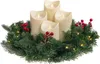 Künstlicher Adventskranz ca. Ø 40 cm mit 30er Lichterkette Produktbild-Vorschau 1