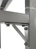 Close-up of a metal bracket connecting two parts of a structure, with dimensions indicated. Produktbild-Vorschau