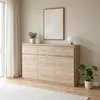 Komoda 150 cm Aga Dąb Sonoma szafka Wysoka rtv z szufladami Podgląd zdjęcia produktu 2