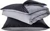 Bettwäsche Set Microsatin »Berlin« BxL 135x200 cm Schwarz Produktbild-Vorschau 1