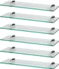 Harbour Housewares Schwebende Glas-Badezimmerregale – 60 cm Produktbild-Vorschau 2