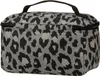 A leopard print beauty case with a handle and zipper. Produktbild-Vorschau