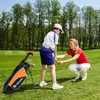 COSTWAY 5-teiliges Kinder Golfschläger Set, Rechtshänder Produktbild-Vorschau 2